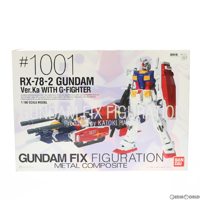 [買取]GUNDAM FIX FIGURATION METAL COMPOSITE #1001 RX-78Ver.Ka WITH G-FIGHTER 機動戦士ガンダム 1/100 完成品 可動フィギュア バンダイ