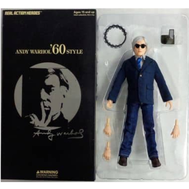 [FIG]RAH アンディ・ウォーホル 60style -Andy Warhol- リアルアクションヒーローズ NO.201 フィギュア メディコム・トイ