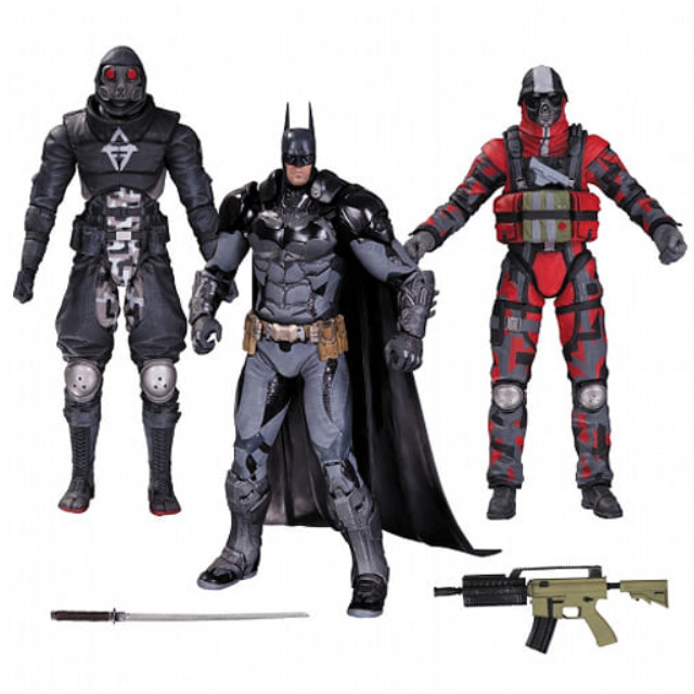 [FIG]バットマン&敵兵(3パック) 「バットマン:アーカム・ナイト」 6インチアクションフィギュア ボックスセット DCコレクタブルズ(DCダイレクト)