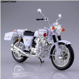 [MDL]1/12 完成品バイク ホンダ CB750FOUR(K0) 白バイ ミニカー スカイネット(アオシマ)