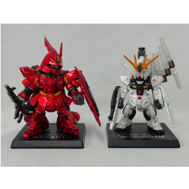 [FIG](食玩)プレミアムバンダイ限定 FW GUNDAM CONVERGE:CORE νガンダム&サザビー(メタリックver.) 機動戦士ガンダム 逆襲のシャア 完成品 フィギュア バンダイ