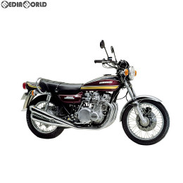 [MDL]1/12 完成品バイク KAWASAKI 900Super4(Z1) 玉虫マルーン ミニカー スカイネット(アオシマ)