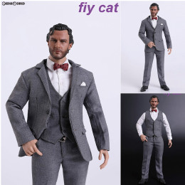 [DOL]1/6 男性用 メール グレー スリム スーツ ドール用衣装(FC001) FIYCATトイズ