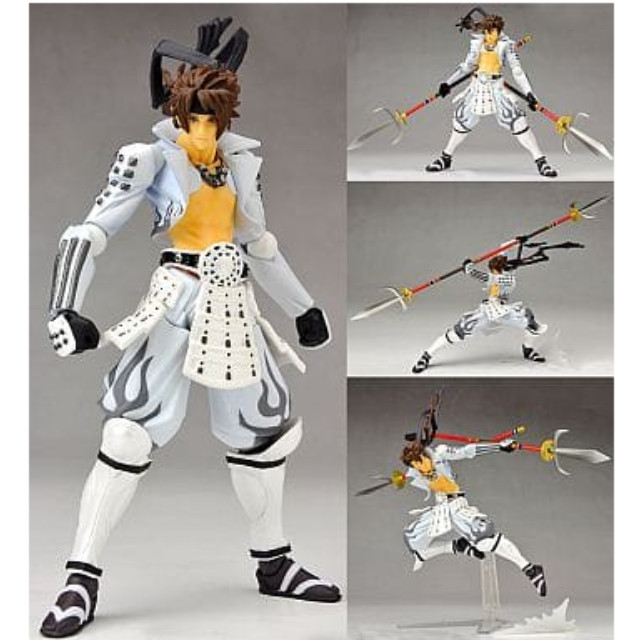 [FIG]リボルテックヤマグチ No.080EX 真田幸村[白装束Ver.](さなだゆきむら) 戦国BASARA(バサラ) 完成品 可動フィギュア リボルテックパワーショップ限定 海洋堂