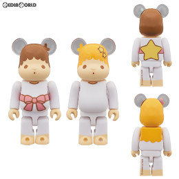 [FIG]BE@RBRICK(ベアブリック) Little Twin Stars(リトルツインスターズ) キキ & ララ セット 100%(レトロカラーVer.) 2PACK(2パック) 完成品 可動フィギュア メディコム・トイ