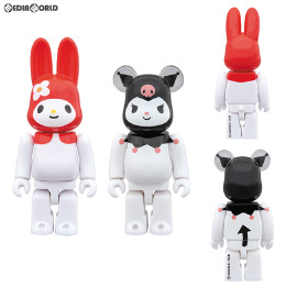 [FIG]R@BBRICK(ラブリック) MY MELODY(赤メロ Ver.) & BE@RBRICK(ベアブリック) クロミ 100% 2PACK(2パック) マイメロディ 完成品 可動フィギュア メディコム・トイ