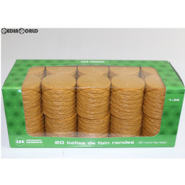 [MDL]1/32 Roll balel(hay) 20pieces(hay bales) 完成品 ミニカー(