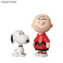 [FIG]ウルトラディテールフィギュア No.489 UDF PEANUTS(ピーナッツ) シリーズ10 CHARLIE BROWN&SNOOPY(チャーリー・ブラウン&スヌーピー) 完成品 フィギュア メディコム・トイ