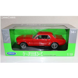 [MDL]1/18 Ford Mustang Coupe(フォード マスタング クーペ) 64 1/2(レッド) 完成品 ミニカー(WE12519HR) WELLY(ウィリー)