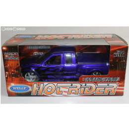 [MDL]1/24 Ford F-150 FLARESIDE super cab pickup truck 1999 lowrider(パープル×ファイヤーパターン) 完成品 ミニカー(WE29396LPR) WELLY(ウィリー)