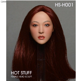 [FIG]1/6 女性ヘッド 001 ドール用ヘッド(HS-S001) ホットスタッフ