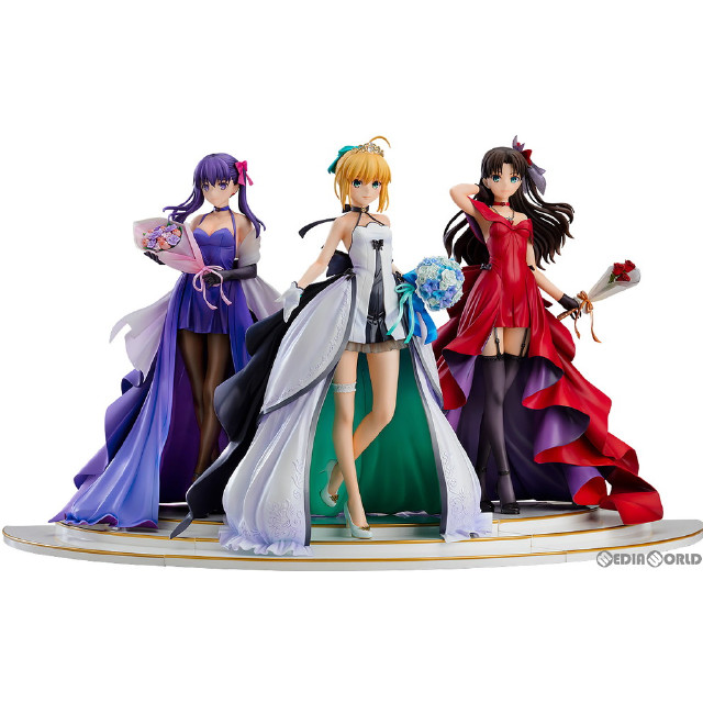 [FIG]セイバー 遠坂凛(とおさかりん) 間桐桜(まとうさくら) 〜15th Celebration Dress Ver.〜 Premium Box 「Fate/stay night」 〜15th Celebration Project〜 1/7 完成品 フィギュア グッドスマイルカンパニー