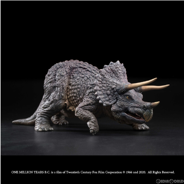 [SFT] 『恐竜100万年』トリケラトプス ソフビ フィギュア 完成品 スターエーストイズ/エクスプラス