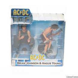 [FIG]BRIAN JOHNSON & ANGUS YOUNG 2体セット AC/DC 完成品 可動フィギュア ネカ