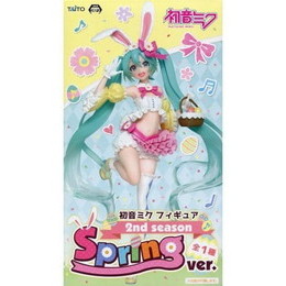 買取100円 初音ミク キャラクター ボーカル シリーズ 01 初音ミク フィギュア 2nd Season Spring Ver プライズ カイトリワールド