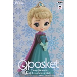 [買取]エルサ(パステルカラー) 「アナと雪の女王」 Q posket Disney Characters-Elsa Coronation Style- プライズフィギュア バンプレスト