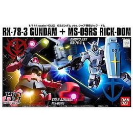 [PTM]1/144 HGUC G-3ガンダム VS シャア専用リックドム 「機動戦士ガンダム」 [0153706] バンダイ プラモデル