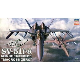 [PTM]1/72 SV-51γイワノフ機/α量産機 限定生産版 「マクロス・ゼロ」 [65775] ハセガワ プラモデル