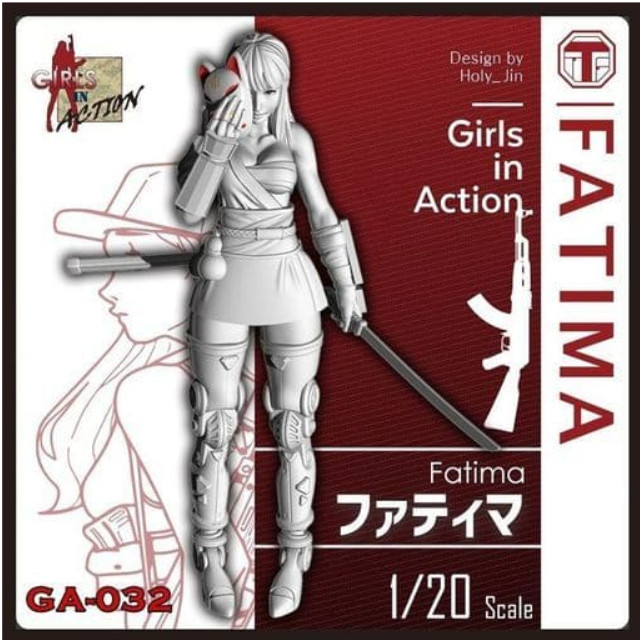 [PTM]1/20 ファティマ 「ガールズインアクションシリーズ」 レジンキャストキット [GA-032] Torifactory(トリファクトリー) プラモデル