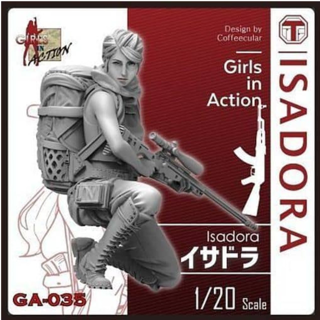 [PTM]1/20 イサドラ 「ガールズインアクションシリーズ」 レジンキャストキット [GA-035] Torifactory(トリファクトリー) プラモデル