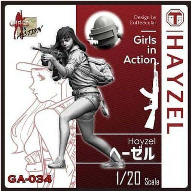 [PTM]1/20 ヘーゼル 「ガールズインアクションシリーズ」 レジンキャストキット [GA-034] Torifactory(トリファクトリー) プラモデル