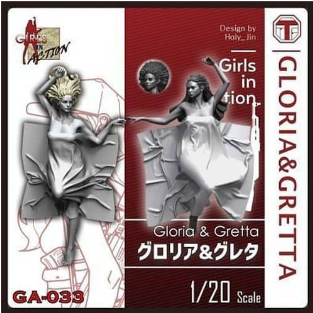 [PTM]1/20 グロリア & グレタ 「ガールズインアクションシリーズ」 レジンキャストキット [GA-033] Torifactory(トリファクトリー) プラモデル