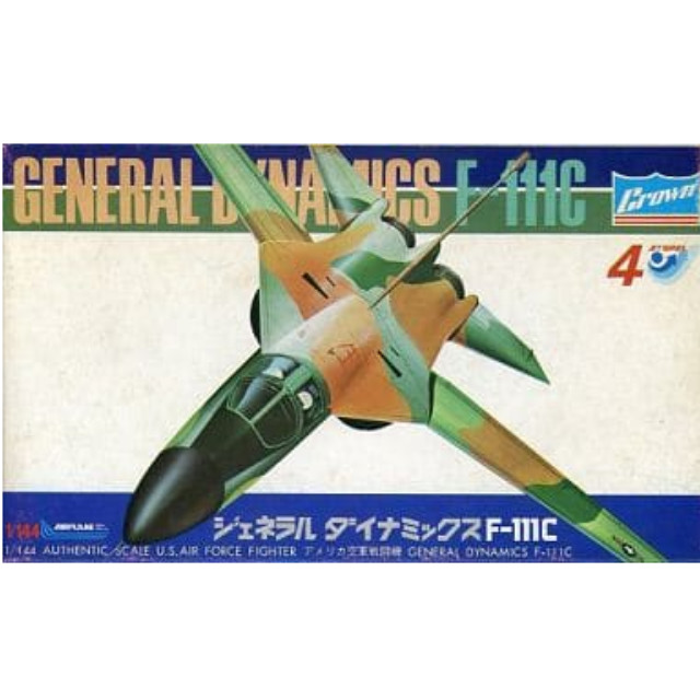 [PTM]1/144 ジェネラル・ダイナミックス F-111C 「ジェットシリーズ No.4」 [438] クラウンモデル(Crown) プラモデル