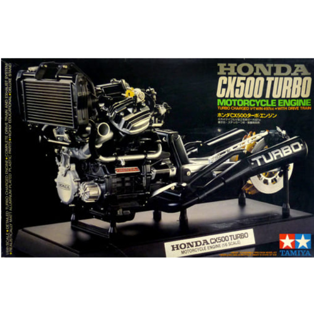[PTM]1/6 ホンダ CX500 ターボ エンジン 「オートバイシリーズ No.27」 ディスプレイモデル [1627] タミヤ プラモデル