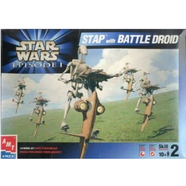 [PTM]1/6 Stap With Battle Droid -スタップ&バトル・ドロイド- 「スター・ウォーズ エピソード1/ファントム・メナス」 [30124] AMT/ERTL プラモデル