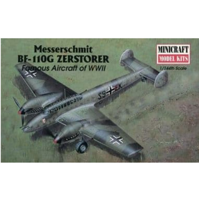 [PTM]1/144 Messerschmit BF-110G ZERSTORER -メッサーシュミット BF-110G 駆逐戦闘機- [14411] ミニクラフト プラモデル