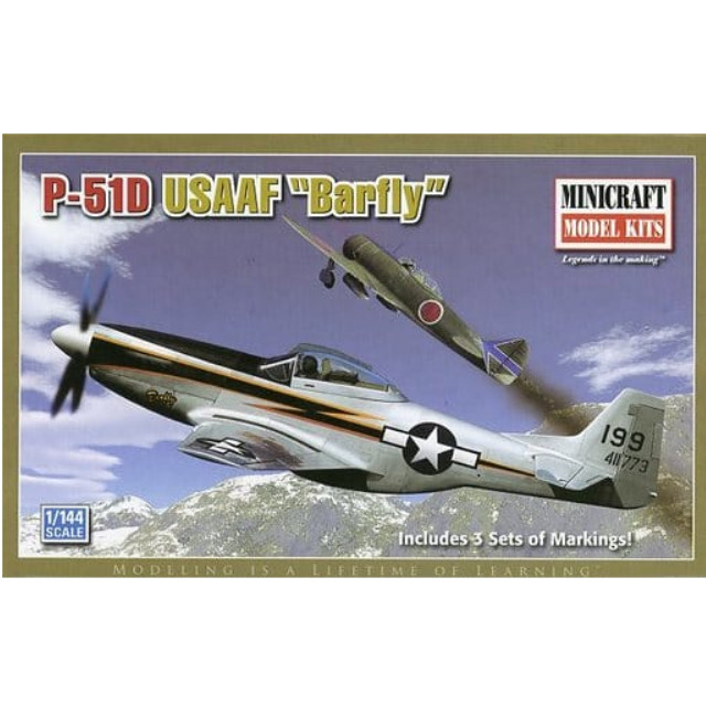 [PTM]1/144 P-51D USAAF Barfly [14591] MINICRAFT プラモデル