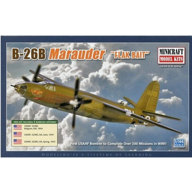 [PTM]1/144 B-26B Marauder FLAK BAIT [14601] MINICRAFT プラモデル