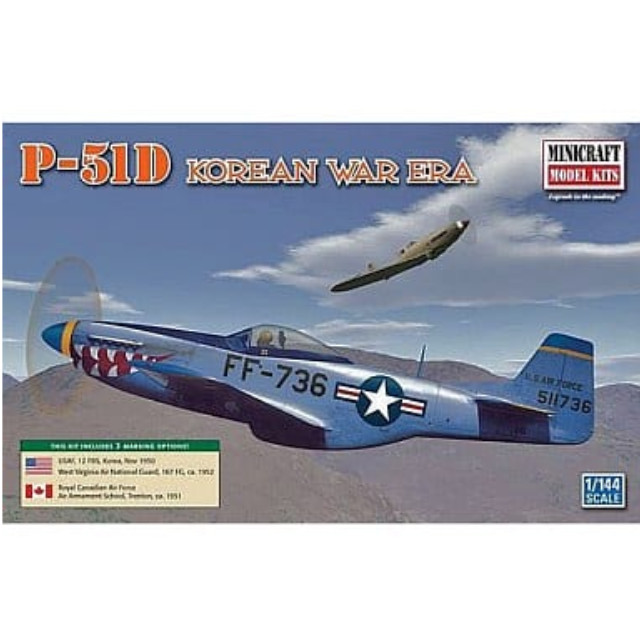 [PTM]1/144 アメリカ空軍 P-51D 朝鮮戦争 [MC14652] ミニクラフト プラモデル