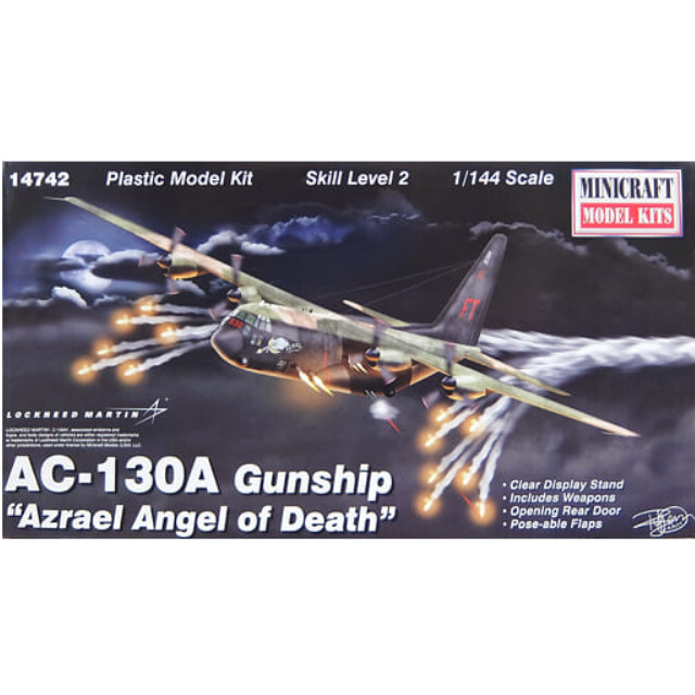 [PTM]1/144 アメリカ空軍 AC-130A ガンシップ `アズラエル・エンジェル・オブ・デス` [MC14742] ミニクラフト プラモデル