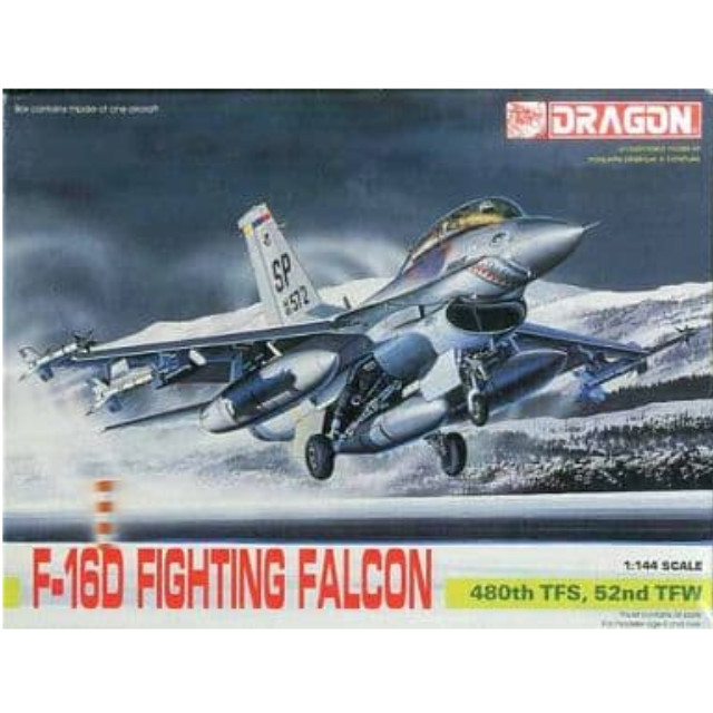 [PTM]1/144 F-16D FIGHTING FALCON 480th TFS 52nd TFW -F-16D ファイティング・ファルコン 480th TFS 52nd TFW- 「AIR SUPERIORITY SERIES」[4523] ドラゴン(DRAGON)/ハセガワ プラモデル
