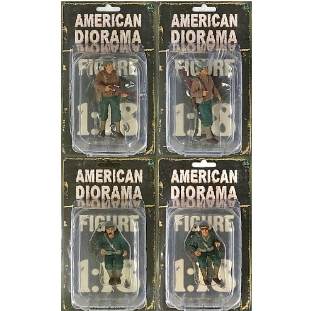 [PTM]1/18 WWII US ARMY INFANTRY 4体セット [AD23933] Triple9(トリプル9) プラモデル