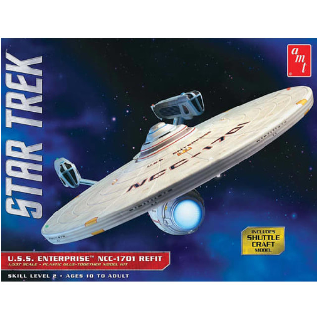 [PTM]1/537 U.S.S.エンタープライズ NCC-1701改装型 「スタートレック」 [AMT1080] AMT