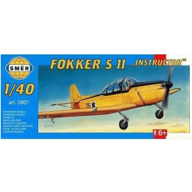 [PTM]1/40 フォッカー S11 インストラクター 1947年 [801] SMER(セマー) プラモデル