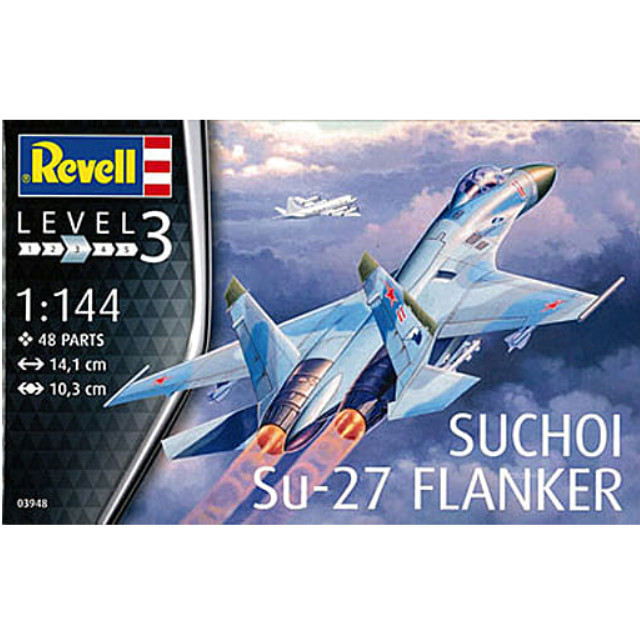[PTM]1/144 Su-27 フランカー [03948] レベル(Revell) プラモデル