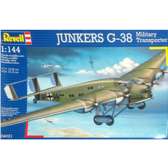 [PTM]1/144 JUNKERS G-38 Military Transporter [04021] レベル(Revell) プラモデル