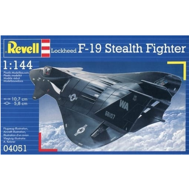 [PTM]1/144 F19 Stealth Fighter [04051] レベル(Revell) プラモデル