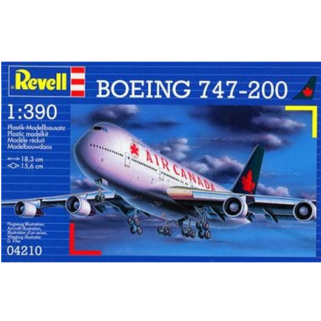 [PTM]1/390 ボーイング 747-200 [04210] レベル(Revell) プラモデル