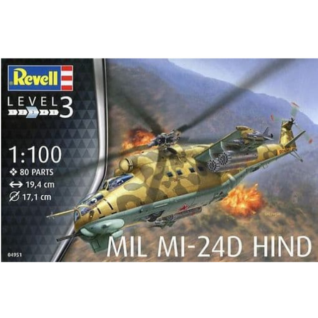 [PTM]1/100 ミル Mi-24D ハインド [04951] レベル(Revell) プラモデル