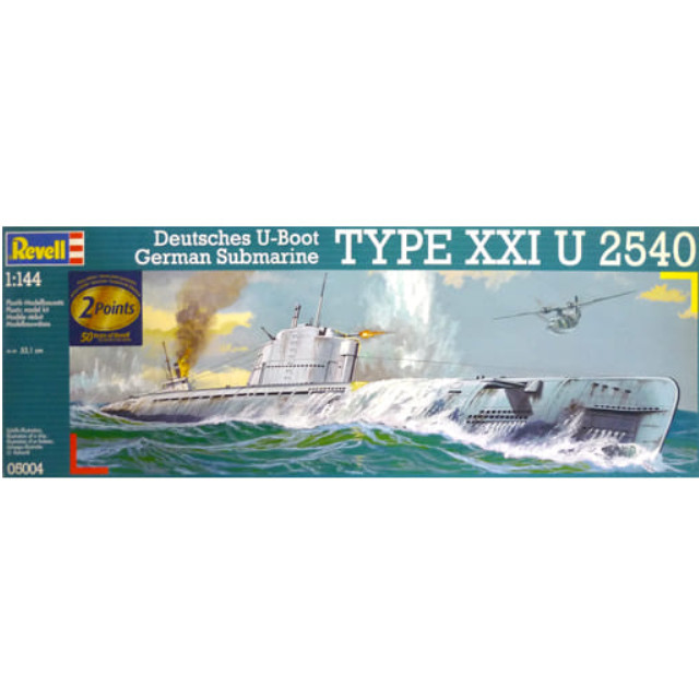 [PTM]1/144 German Submarine TYPE XXI U 2540 [05004] レベル(Revell) プラモデル