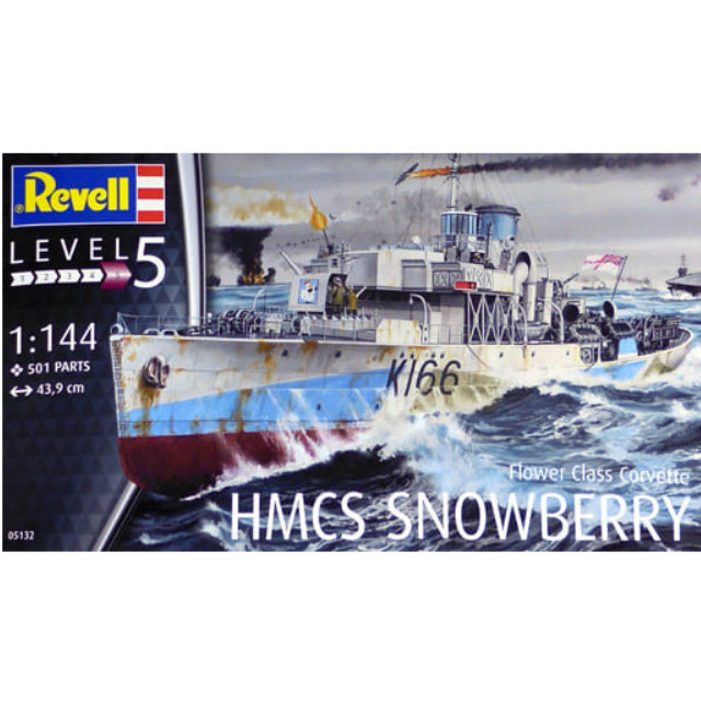 [PTM]1/144 Flower Class Corvette HMCS SNOWBERRY [05132] レベル(Revell) プラモデル