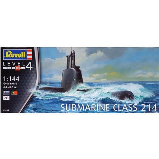 [PTM]1/144 214型 潜水艦 [05153] レベル(Revell) プラモデル