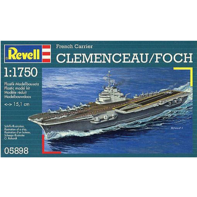 [PTM]1/1750 フランス海軍空母 クレマンソー [05898] レベル(Revell) プラモデル