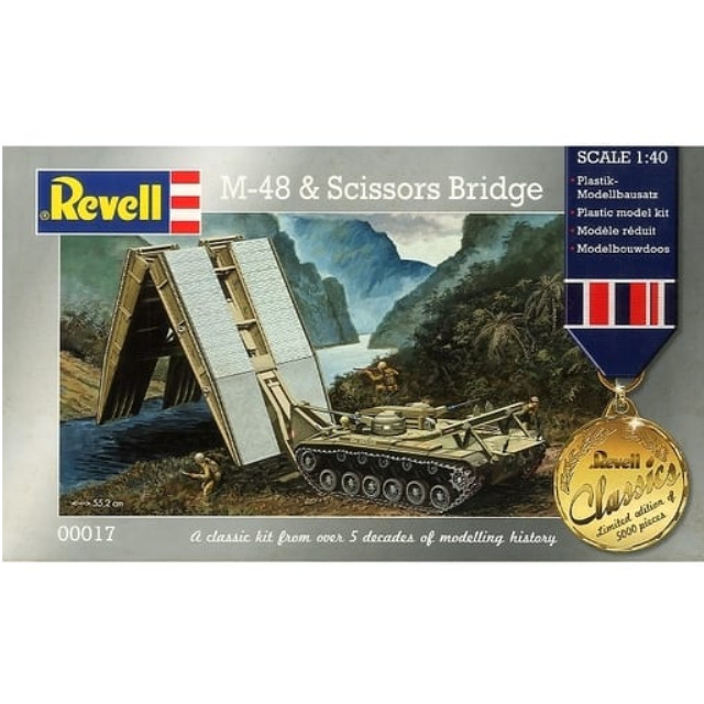 [PTM]1/40 M-48 & Scissors Bridge [00017] レベル(Revell) プラモデル