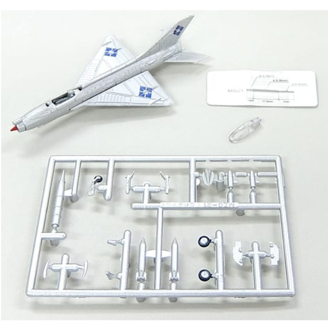 [PTM]1/144 MiG-21 フィッシュベッド レアカラー(機首レッド×垂直尾翼シルバー)/プロジェクト4 「エリア88 コレクション vol.2」 RIZCO プラモデル