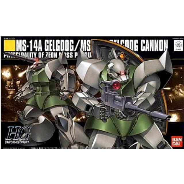 [PTM]1/144 HGUC MS-14A/C 量産型ゲルググ/ゲルググキャノン「機動戦士ガンダム」 バンダイ プラモデル